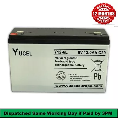 £21.95 • Buy RIDE ON TOY CAR Battery 6V 12AH / 10AH For JEEP, MINI, AUDI, RAPTOR, And More