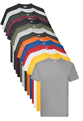 Fruit Of The Loom Plain Cotton Heavy Weight Premium Tee T-Shirt Tshirt S - 5XL • £5.45