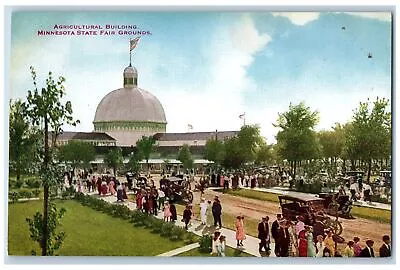 C1910's Agricultural Building State Fair Grounds St. Paul Minnesota MN Postcard • $12.97