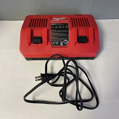 Milwaukee Tool 48-59-1802 M18 Dual Bay Simultaneous Rapid Battery Charger#255 • $49.98