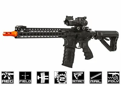 G&G Combat Machine CM16 SRXL KeyMod M4 Carbine AEG Airsoft Rifle (Black) 20653 • $289