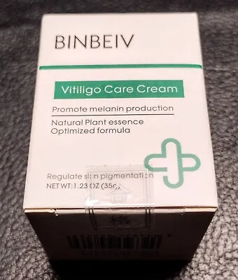 Brand New Sealed Bingeiv Vitiligo Care Cream Natural Plant Essence 1.23oz 35g • $11.75