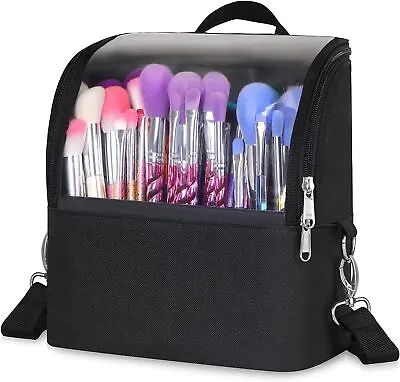 Makeup Brush Bag Waterproof Dust-Proof Brush Storage Pouch Organizer Bag • £0.99