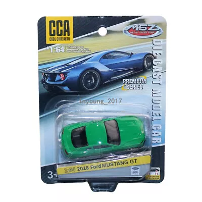 1:64 Ford Mustang GT Model Car Diecast Toy Vehicle Collection For Men Green • $20.88