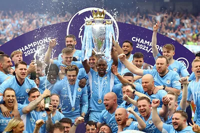 Manchester Team League Champions 2021/22 Wall Decor - POSTER 20x30 • $23.99