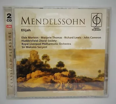 Mendelssohn:Elijah 2 CDJohn Cameron-Royal Liverpool PhilharmonicF/Free UK P&P • £7.49
