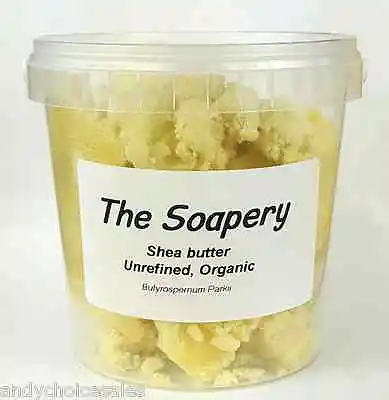 Shea Butter - 1kg - Certified Organic Unrefined Pure Natural Raw • £9.90