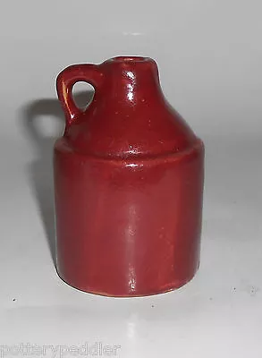 Zanesville Stoneware Pottery Gloss Burgundy #J-2 Jug! MINT • $17.98