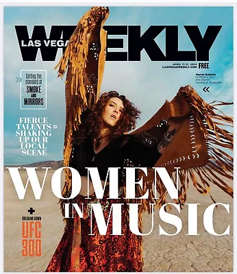 Las Vegas Weekly 4/11/24 Blake Shelton Ole Red UFC Mariah Carey Magazine • $6.50