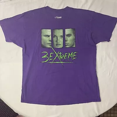 WWF WWE The Hardy Boyz T-Shirt Jeff Hardy Matt Team 3-Xtreme Lita Size 2XL • $159.99