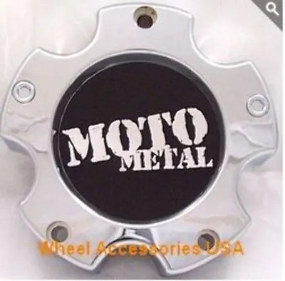 Moto Metal Chrome Small 5 Lug 5x127 Center Cap For MO961 Wheels P/N MO909B5127 • $21