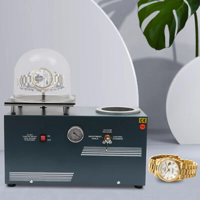 $639.01 • Buy 2L Continuous Casting Machine Vacuum Casting Machine Jewelry Lost Wax Cast 375w