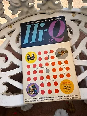 Vintage Hi-Q Game Kohner Bros Complete The New Game Craze • $6