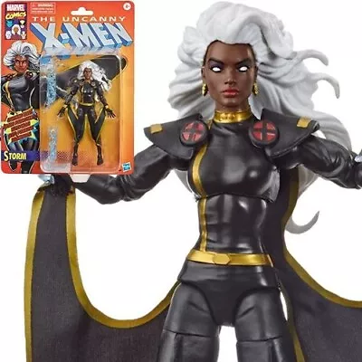 Marvel Legends Retro * Storm * X-Men Black Outfit 6-Inch Action Figure • $32.95