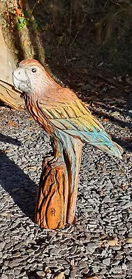 £89.99 • Buy Chainsaw Carved Parrot