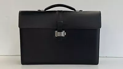 Montblanc 4810 Westside Double Gusset Leather Briefcase 100% Genuine Msrp $1625 • $650