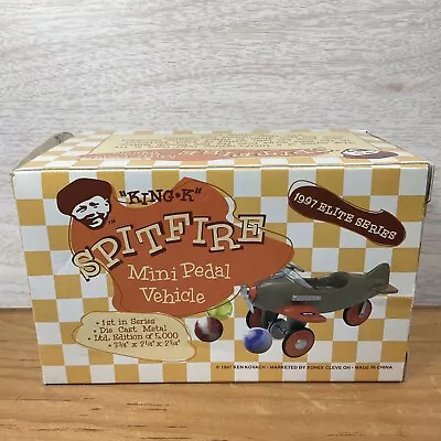 Vintage 1997 King K Spitfire Mini Pedal Vehicle Plane Limited Edition - Die Cast • $14.99