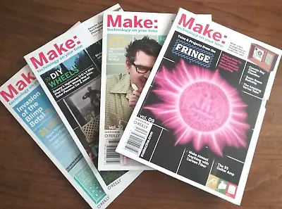 Make Magazine Lot Of 4 #09-12 Technology On Your Time  • $18.49