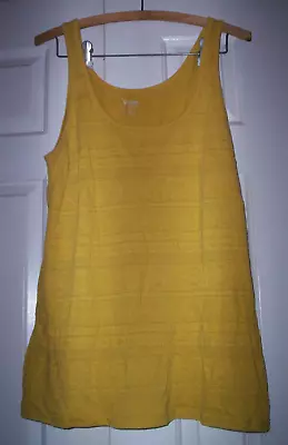 Mossimo Textured Mustard Tank Women's Size XL • $4