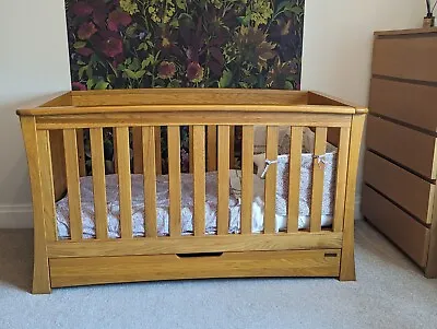 Mama's & Papa's Solid Oak 'Ocean' Nursery Furniture Set VERY GOOD CONDITION! • £650