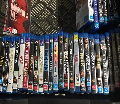 Pre Owned Blu-ray Movies Various Genres & Titles All Work Fine Tracked Post • $1.99