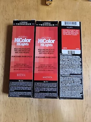 L'Oréal Excel HiColor HiLights Hair Color Magenta - 1.2oz (3 Pack) • $40