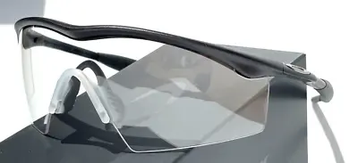 NEW Oakley M FRAME STRIKE Black Semi-Rimless Frame Clear Lens Sunglass 9060 • $108.88