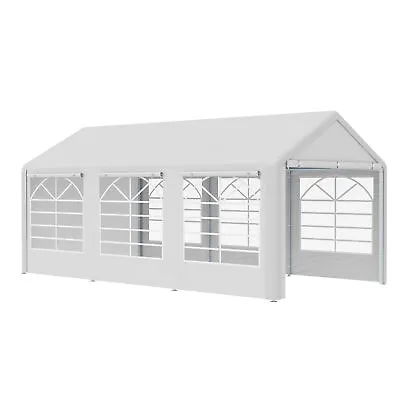 Outsunny 6m X 3m Heavy Duty Carport Outdoor Car Canopy Shelter Party Tent • £239.99