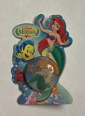 Japan Disney Store - The Little Mermaid - Ariel & Sebastian Dome 3D Pin • $5.49
