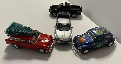 Kinsmart Diecast Cars Lot Of 4 Vehicles: 2 Trucks & 2 Cars • $17.99