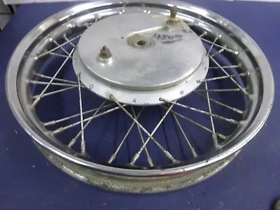 Vintage Harley K-Model Sportster Front 18  Rim Wheel Assembly W/OEM 44147-54 B/P • $428.95