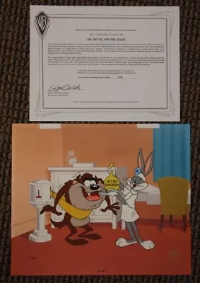 S/O Limited Cel Dr. Devil And Mr. Hare Bugs Bunny Tasmanian Devil Taz Doctor UF • $350