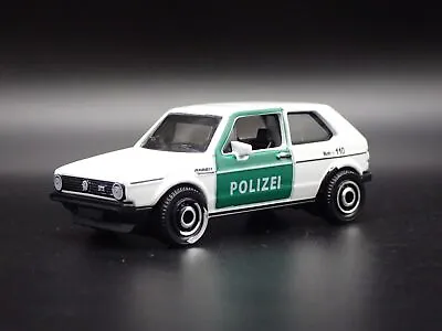 1976 76 Vw Volkswagen Golf Mk1 Polizei 1:64 Scale Diorama Diecast Model Car • $7.99