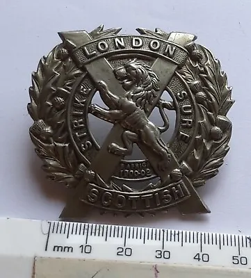 Military Badge - London Scottish  Badge - Good Condition  • £18