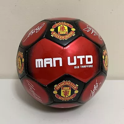 Vintage 1997 Manchester United S5 Signature Soccer Ball Football Old Trafford • $29.99