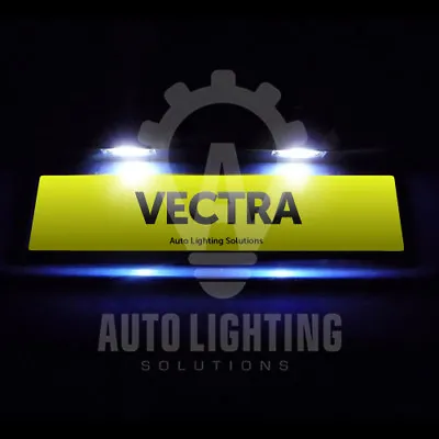 For Vauxhall Vectra C 03+ Xenon White LED Number Plate Light Bulbs *SALE* • $6.15