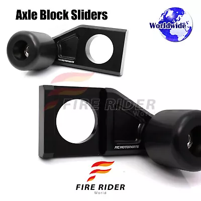 Black CNC Billet Axle Swingarm Block Sliders For Yamaha YZF R6 2017-2020 18 19 • $35.80