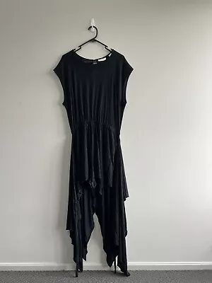 SASS & BIDE “The Ace” Playsuit  - Women’s Size 12 Black Sleeveless • $55