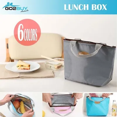 $5.95 • Buy Portable Thermal Insulated Cooler Waterproof Picnic Lunch Box Storage Bag Pouch