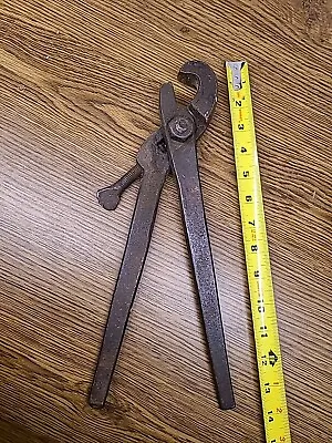 Antique Adjustable Blacksmith Tongs 14  • $22