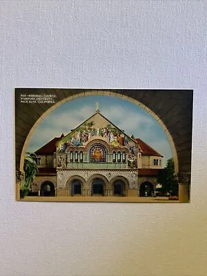 PA5:-Memorial Church Stanford University Palo Alto California… Linen Postcard • $9.99
