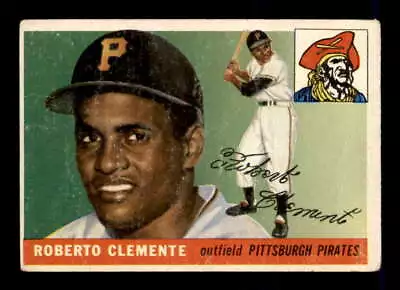 1955 Topps #164 Roberto Clemente RC G X2832908 • $1412