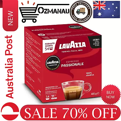Lavazza A Modo Mio Espresso Passionale Coffee Capsules - 54 Pods | Free Shipping • $49.99