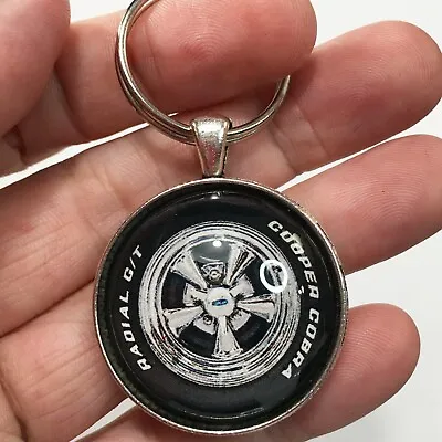 Vintage Cragar Chrome Mag Wheel Rim Cooper Cobra Radial GT Keychain Reproduction • $22.18