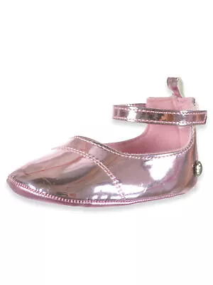 Vince Camuto Baby Girls' Shimmer Strap Booties • $16.94