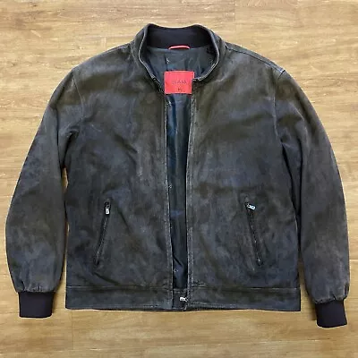 $6250 Isaia Suede Bomber Jacket • $1100