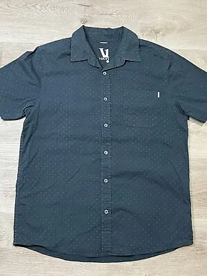 $45 • Buy Vuori Short Sleeve Button Down Shirt Size M Medium Polka Dots Mens