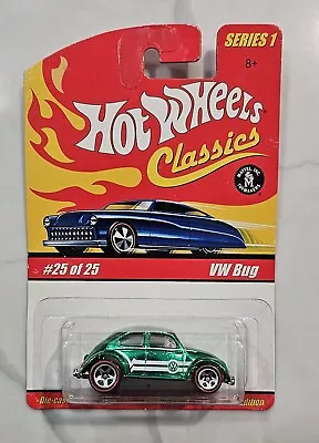 HOT WHEELS Classics Series 1 VW Bug GREEN #25/25 Special Paint Limited Edition • $13.99