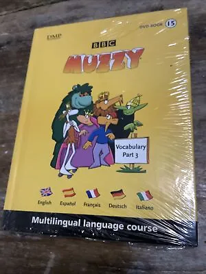 BBC Muzzy And Interactive DVD Book 15 Vocabulary Part 3 Language French Spanish+ • $11.80