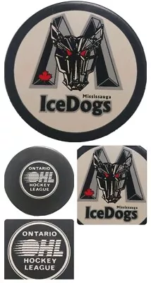 Mississauga Icedogs Ohl Official Hockey Puck Vegum Mfg. Made In Slovakia 🇸🇰 • $39.99